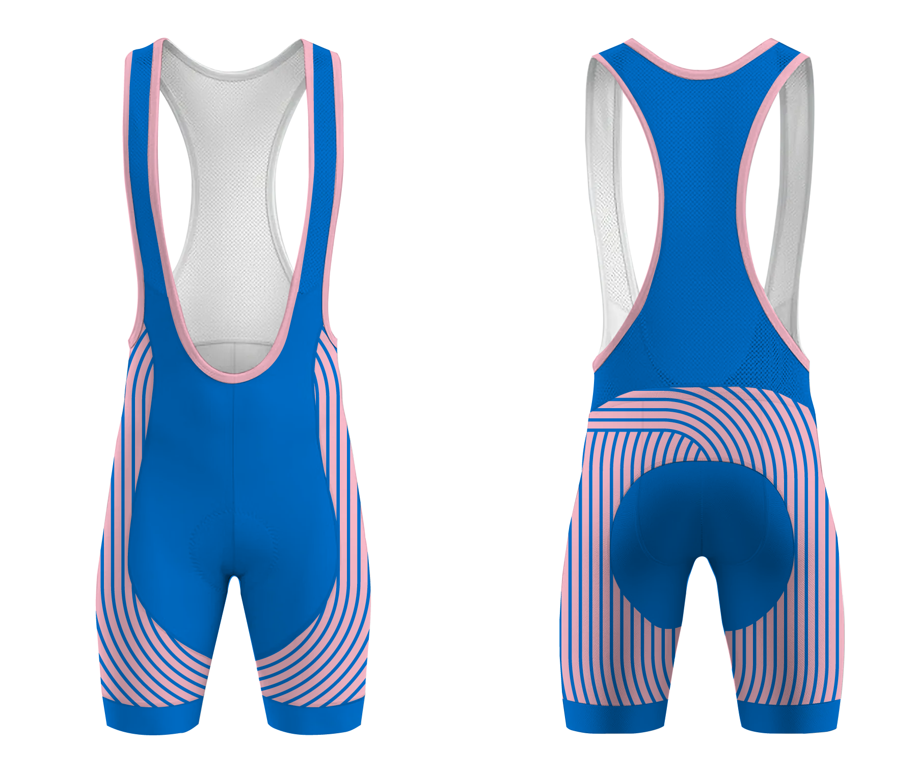 Custom gridline adult youth unisex cycling bib - Cycling-bibs