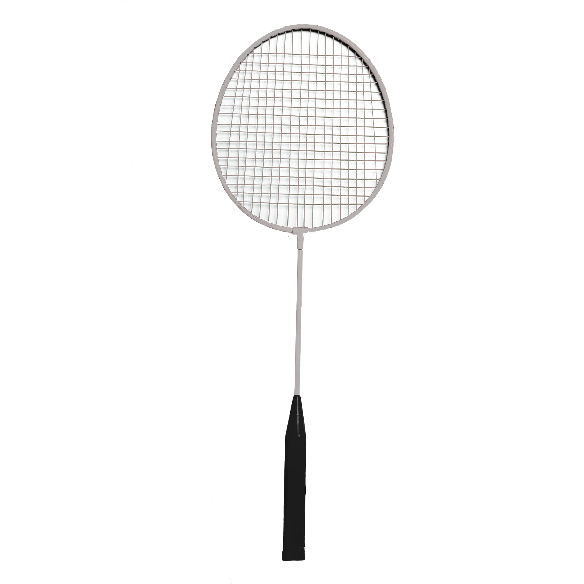 White and silver badminton racket - Badminton-rackets