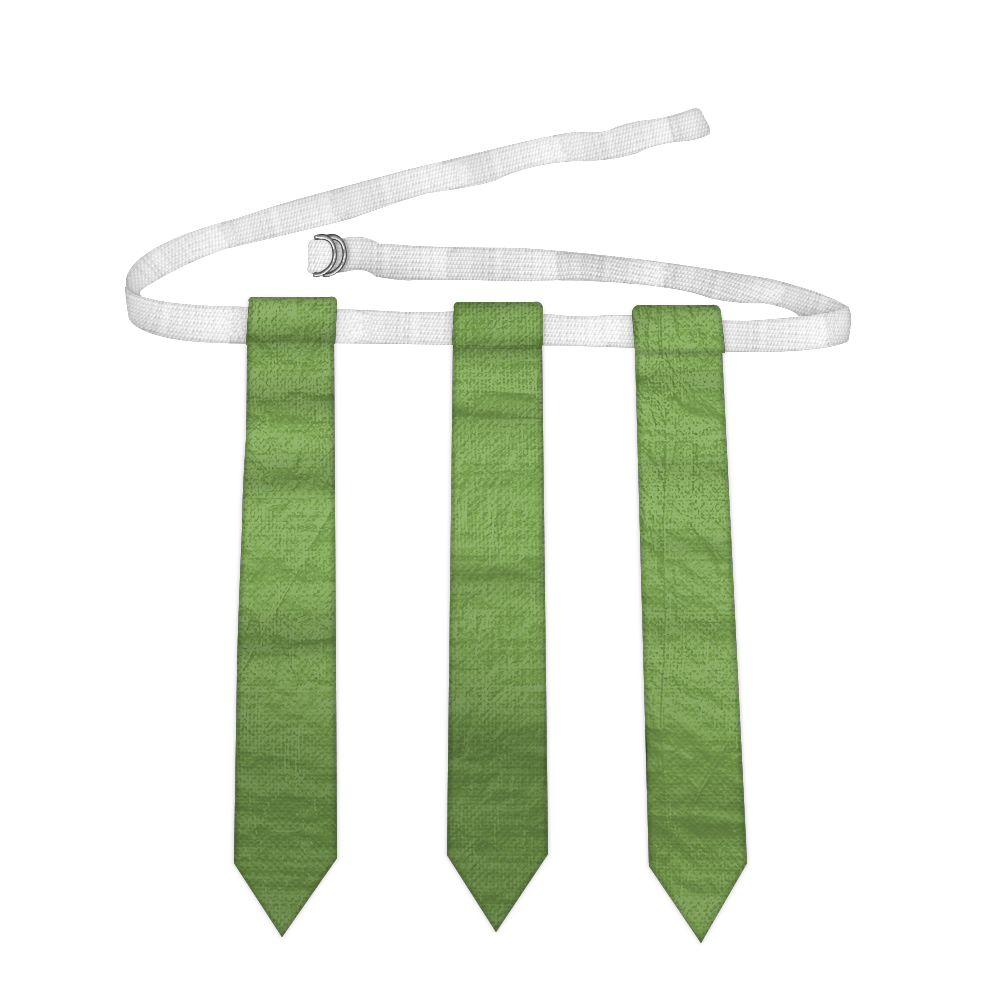 Green 3 rugby belts - Rugby-belts