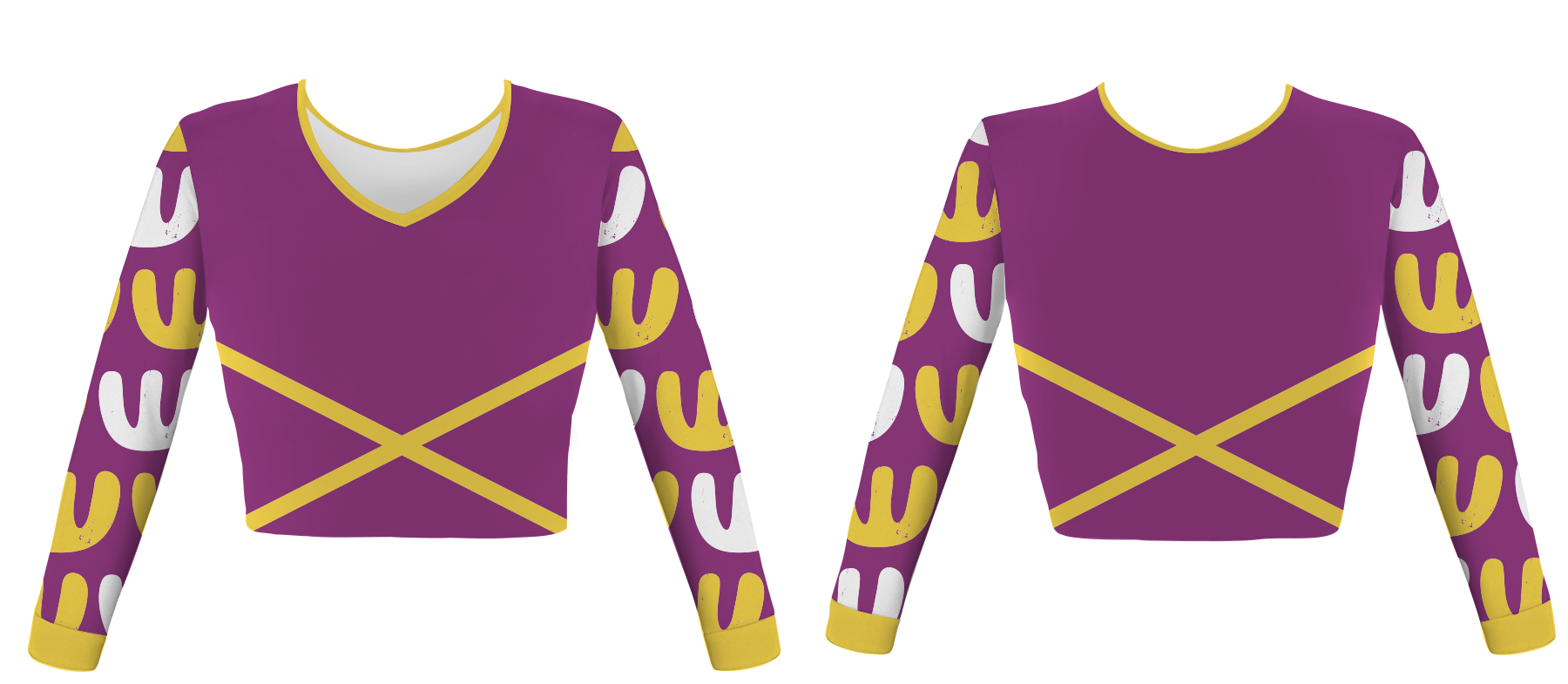 Custom classy shapes adult youth unisex cheerleading long sleeve jersey - Jersey