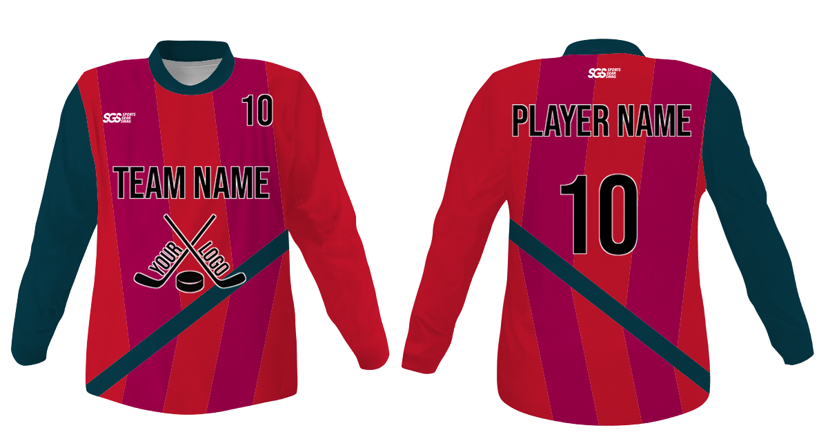 Custom admirable stripe adult youth unisex hockey jersey - Jersey