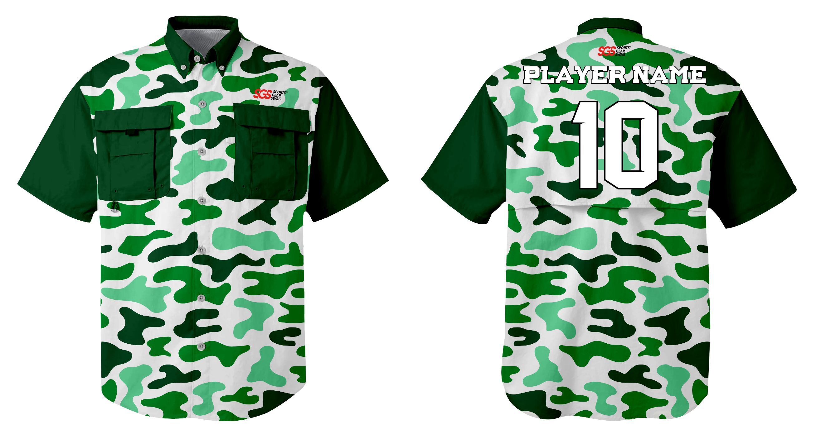 Custom fishing shirt adult youth unisex luminous leaf - Jersey