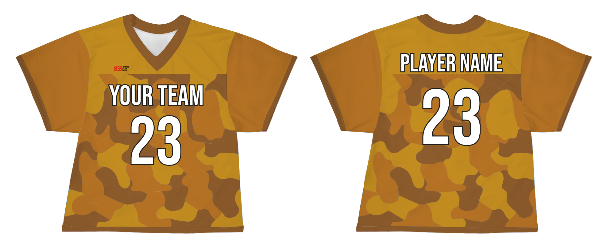 Custom bottom camo adult youth unisex lacrosse jerseys - reversible uniform - Jersey