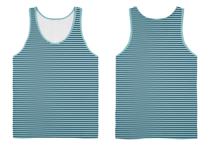 Custom solid lines everyday adult youth unisex tank top - Tank-top
