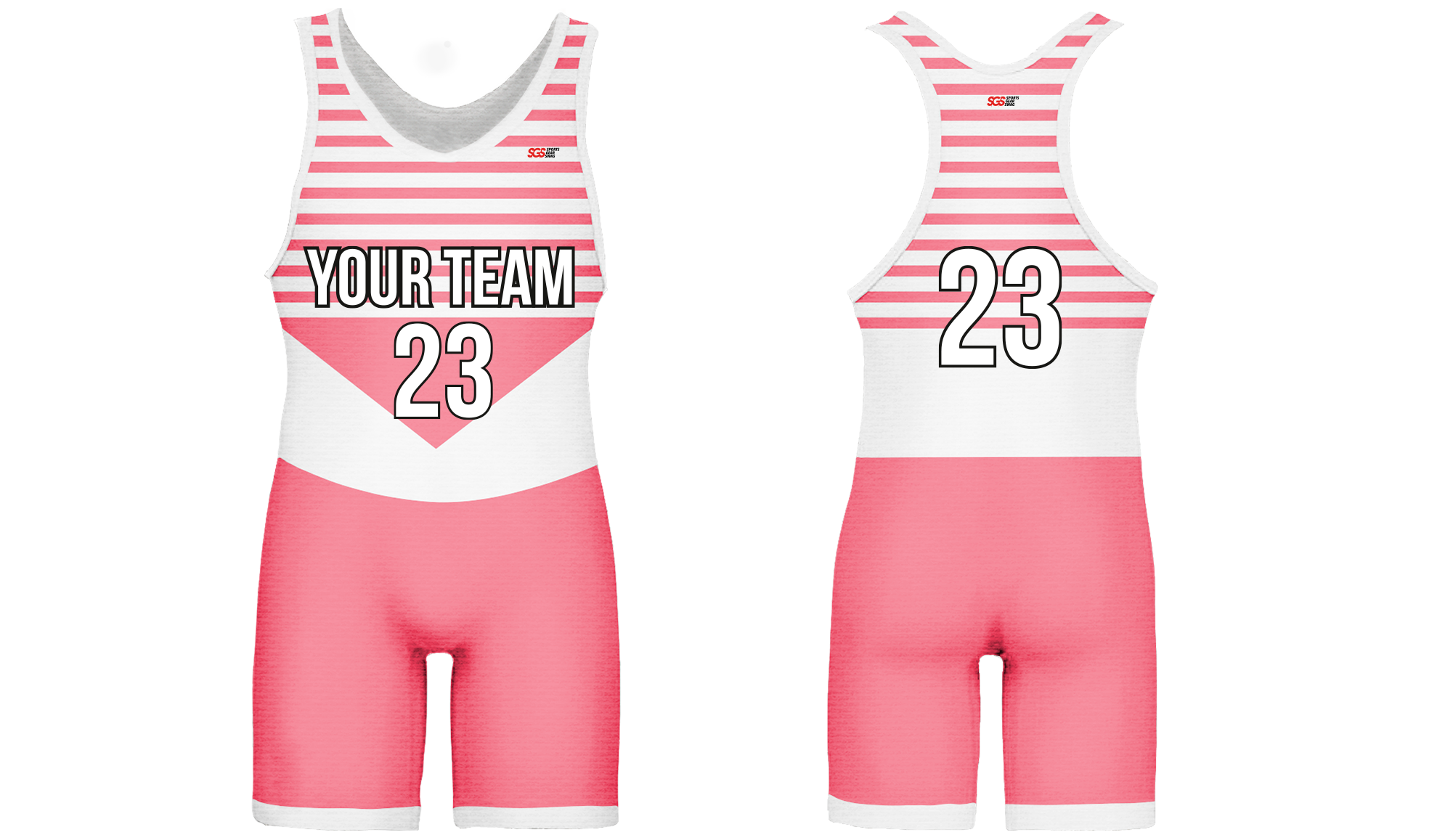 Custom pink panther adult youth unisex wrestling singlets - Wrestling-singlets