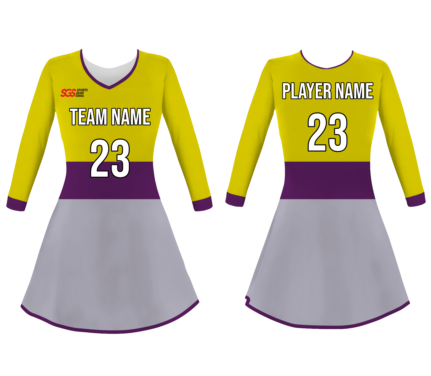 Custom classic adult youth unisex cheerleading dresses long sleeve jersey - Cheerleading-dress