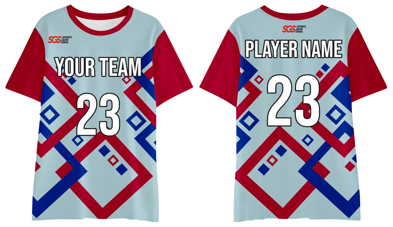 Custom short sleeve shirts adult youth unisex geo snap - Jersey