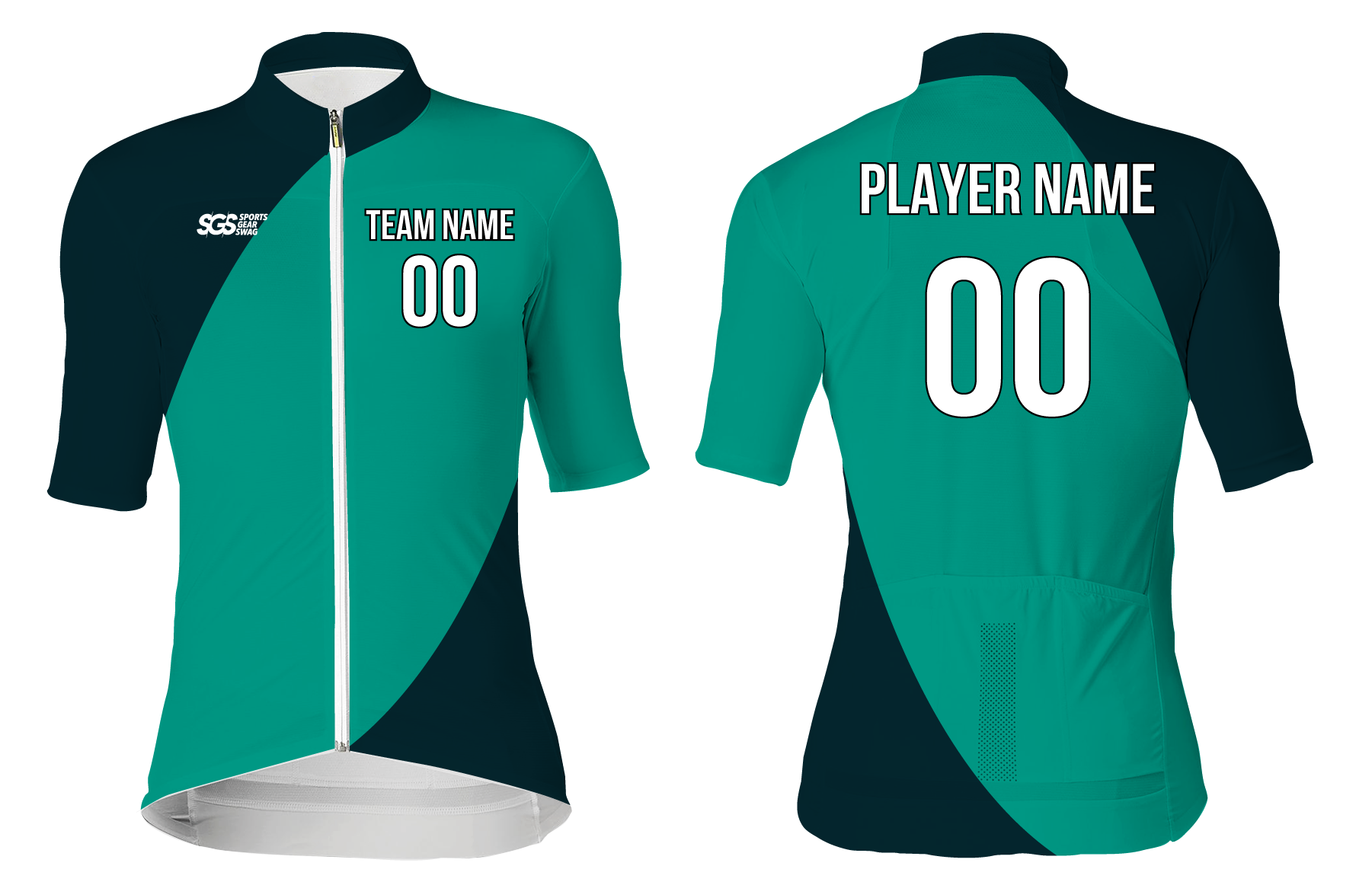 Custom cycling short sleeve adult youth unisex contrast harmony - Jersey