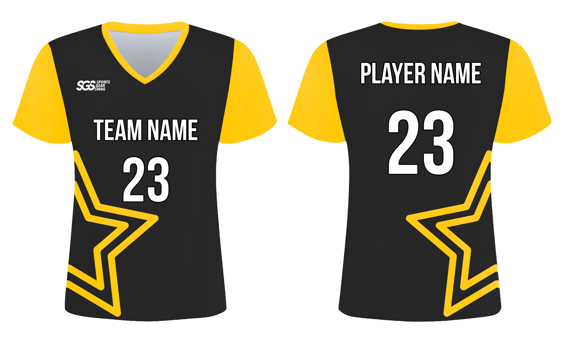 Custom half side stars adult youth soccer jersey - Jersey