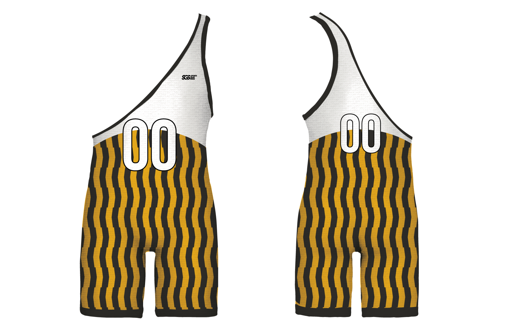 Custom single strap wrestling singlets adult youth unisex blitz - Wrestling-singlets