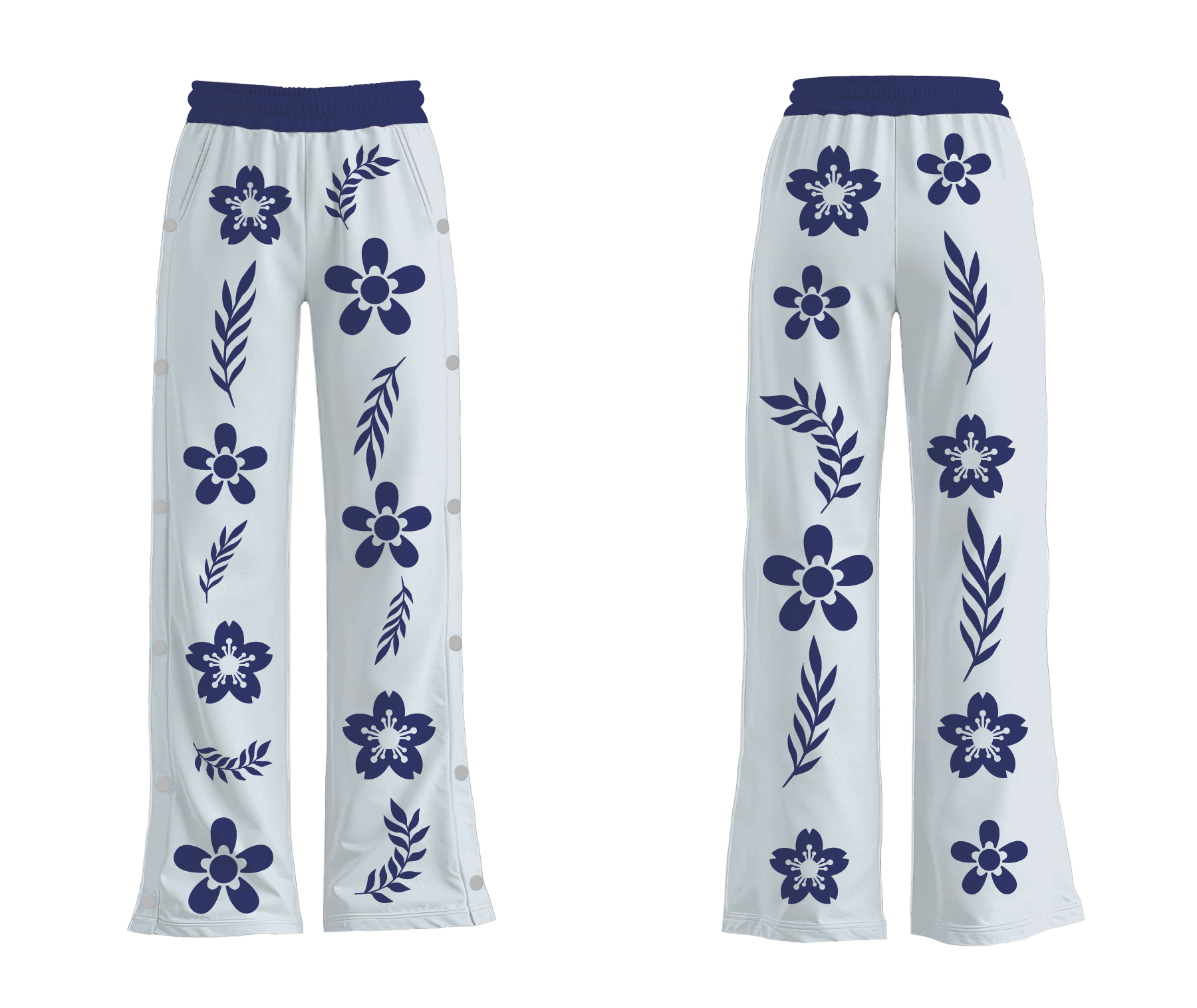Custom breakaway wide leg pants adult youth unisex nature inspired - Wide-leg-pants