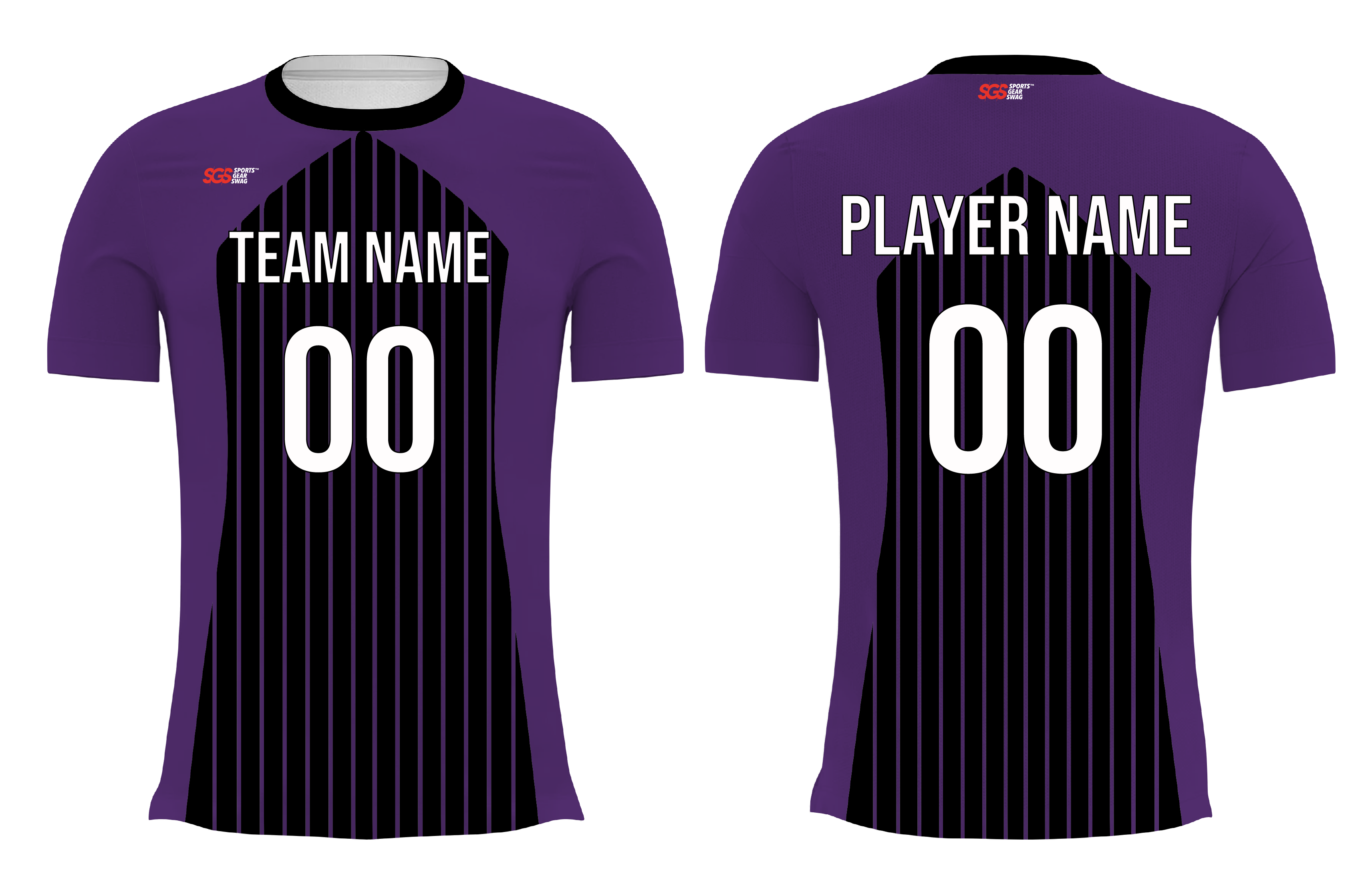 Custom vertical lines adult youth volleyball unisex jersey - Jersey