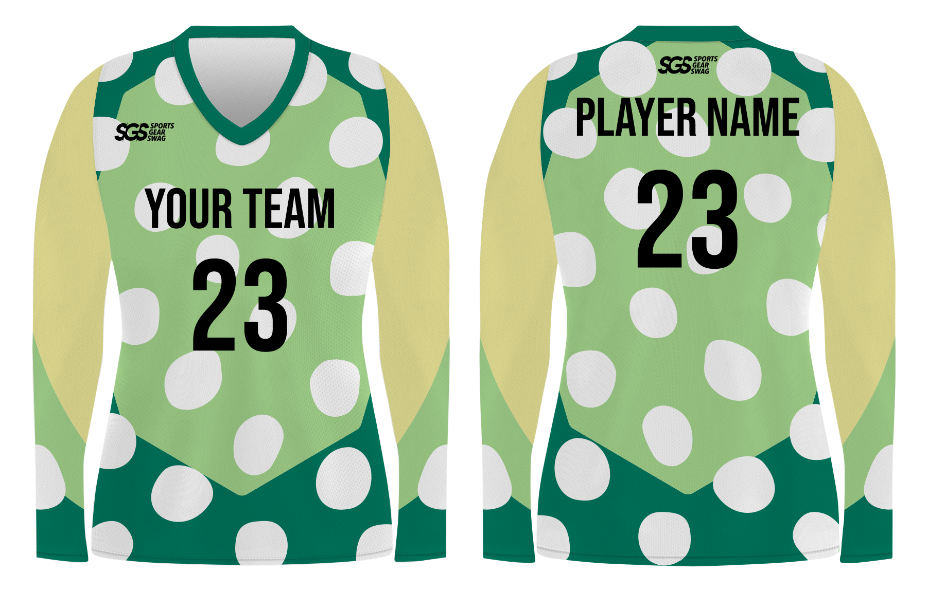 Custom quality adult youth unisex long sleeve volleyball jersey - Jersey