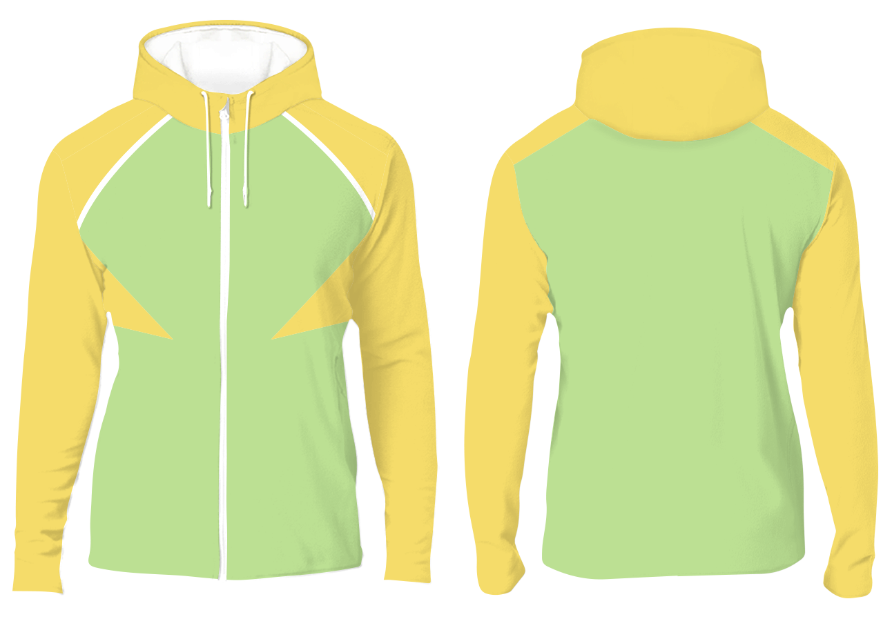 Custom triangle inserts full-zip adult youth unisex hooded jacket - Jacket