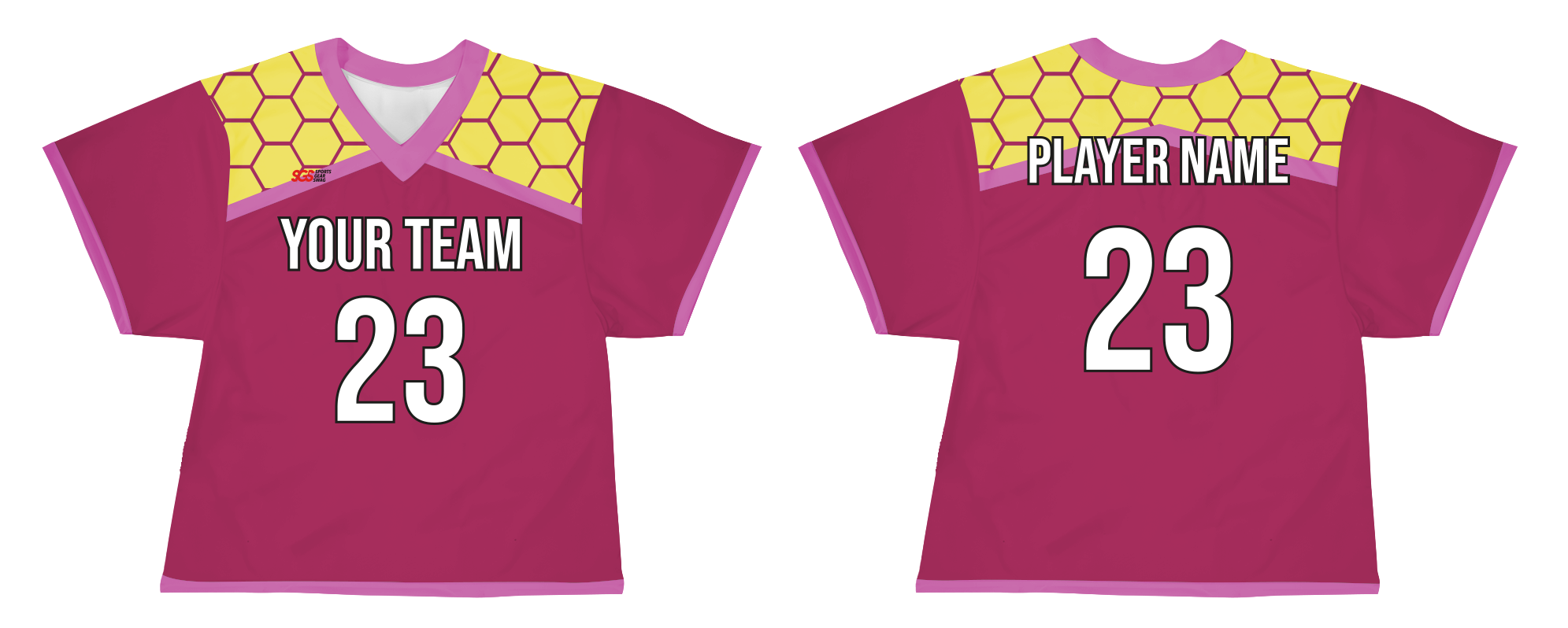 Custom shattering adult youth unisex lacrosse jerseys - Jersey