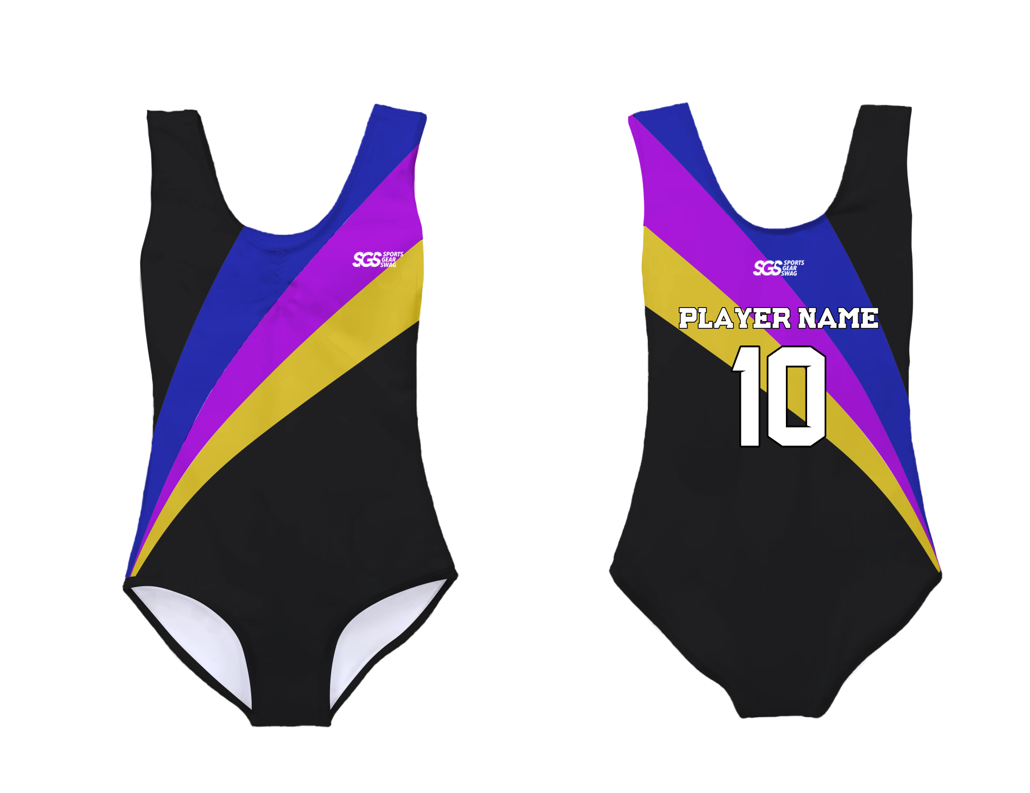 Custom sleeveless gymnastic uniform adult youth color flow - Gymnastics-uniforms