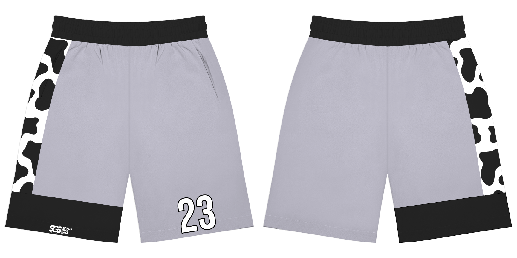 Custom climbing shorts adult youth unisex cheetah print - Short