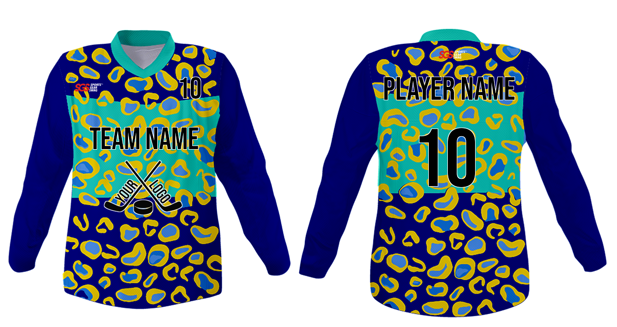 Custom animal foot print adult youth unisex hockey jersey - Jersey