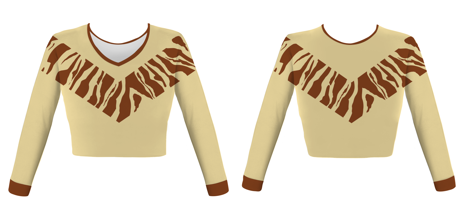 Custom lovely nature adult youth unisex cheerleading long sleeve jersey - Jersey