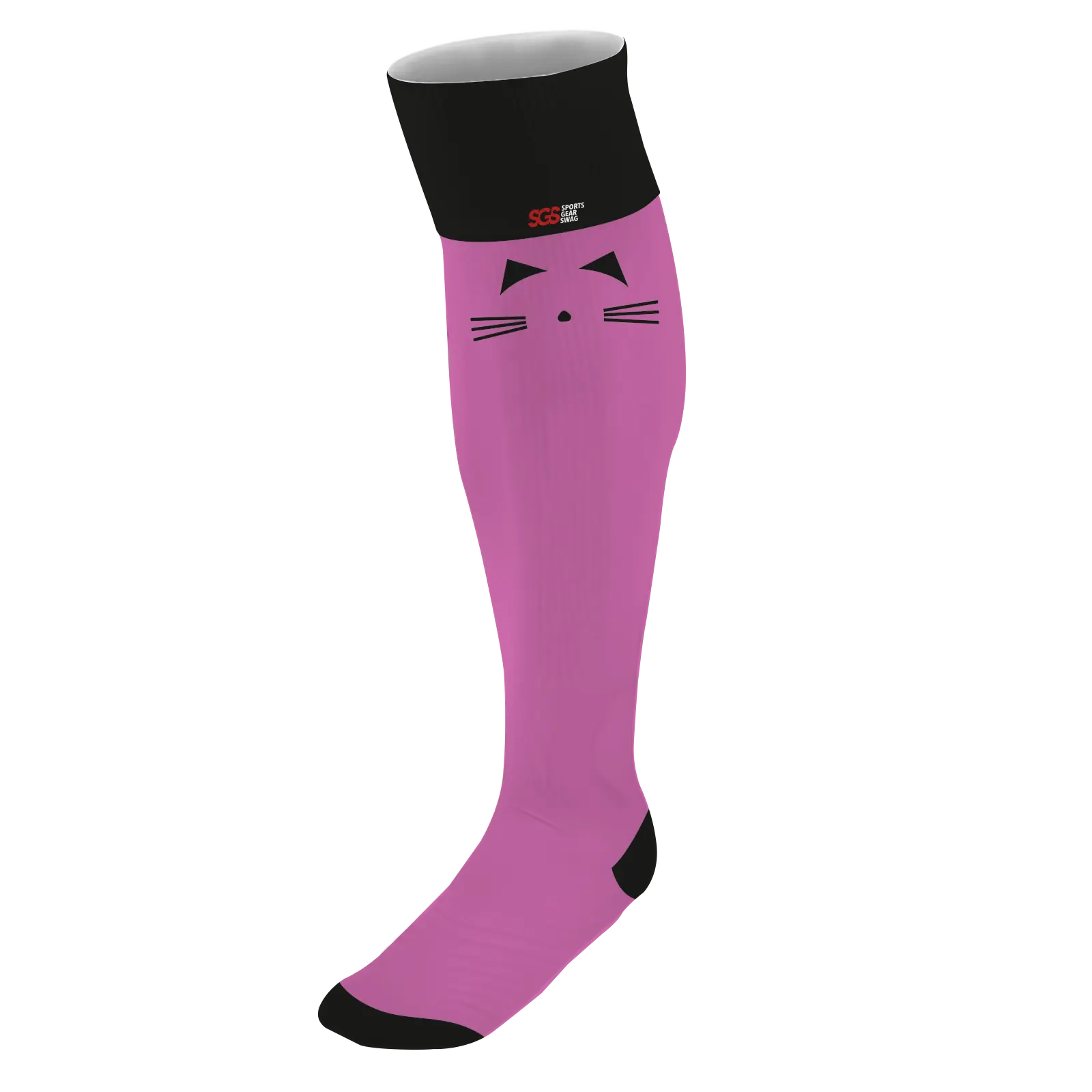 Custom soccer socks adult youth unisex cat nap kick - Socks
