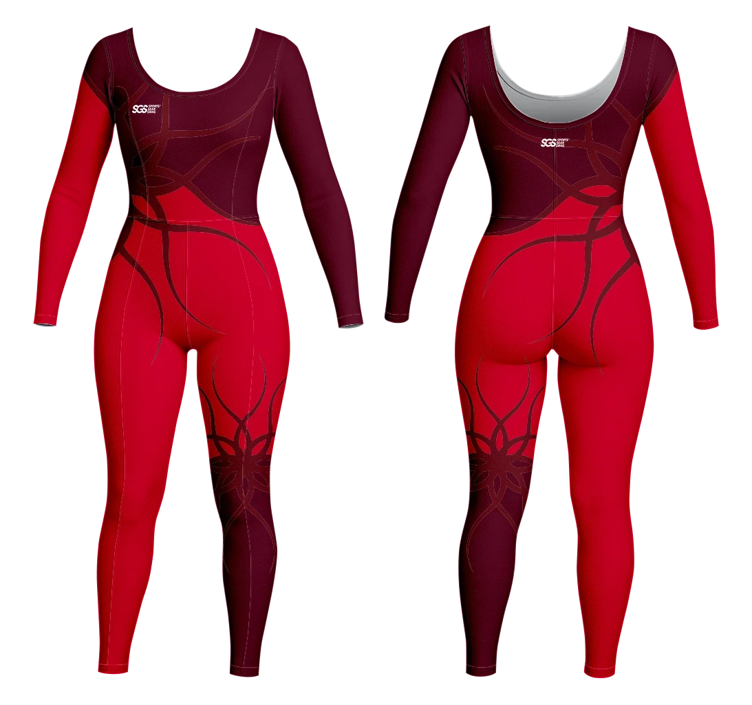 Custom women long sleeve dance bodysuit dancefloor diva - Dance-bodysuits