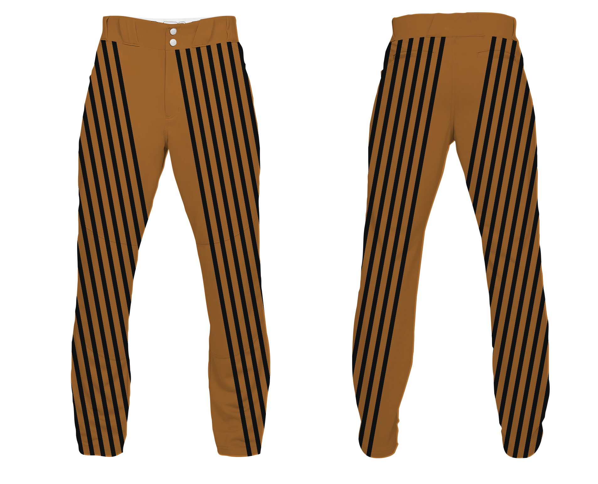 Custom vertical stripes adult youth unisex knicker pants - Baseball-pants