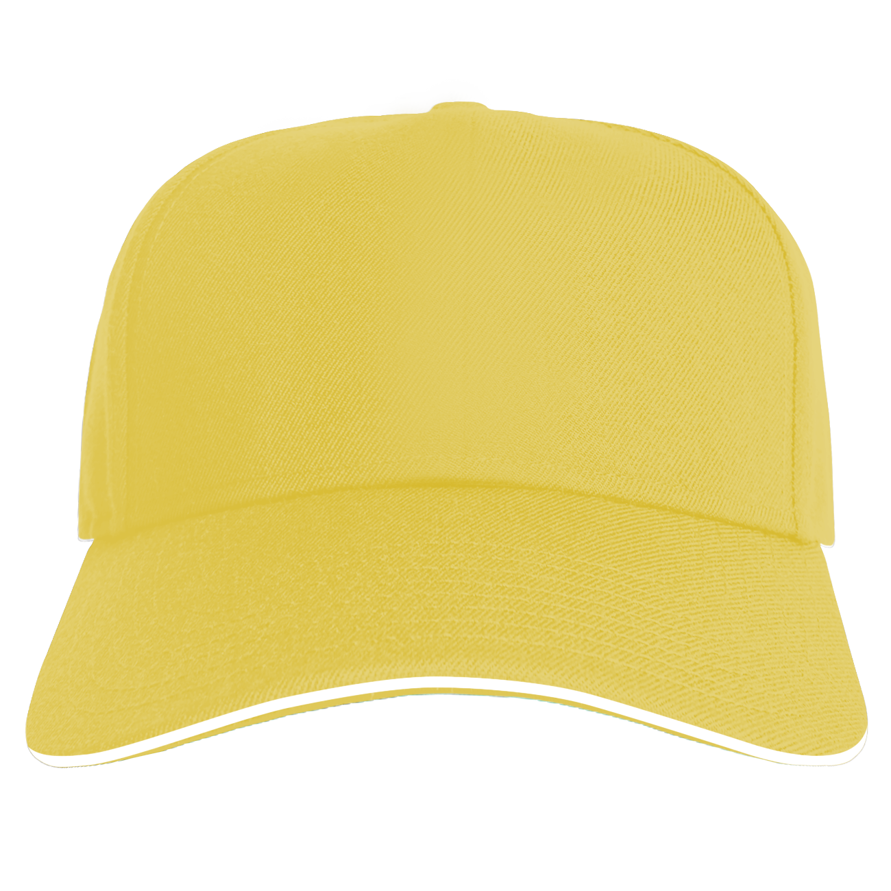 Custom adult youth unisex cpc07 yellow cap - Caps