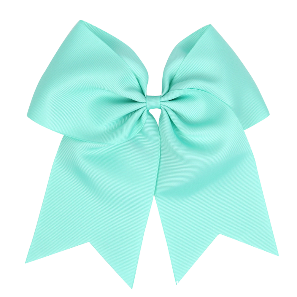Custom cheerleading bow adult youth  seafoam whisper - Cheerleading-bows