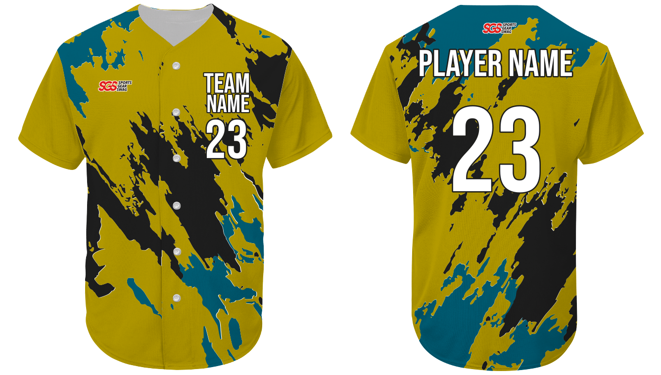 Custom silhouette abstract adult youth unisex baseball jersey - Jersey