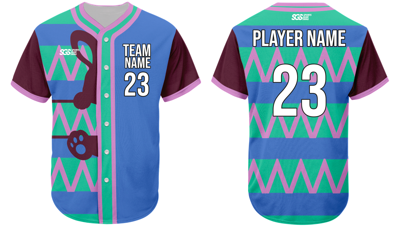 Custom zigzag adult youth unisex baseball easter jersey - Jersey