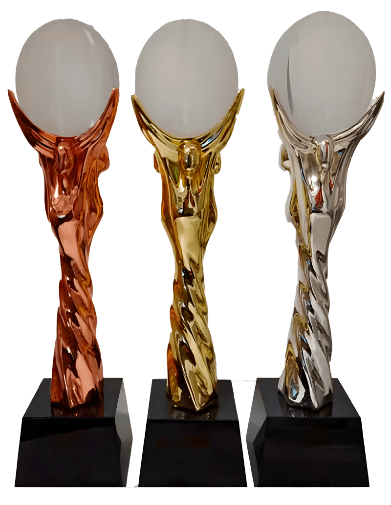 Plain glass ball trophies awards - Trophies-awards