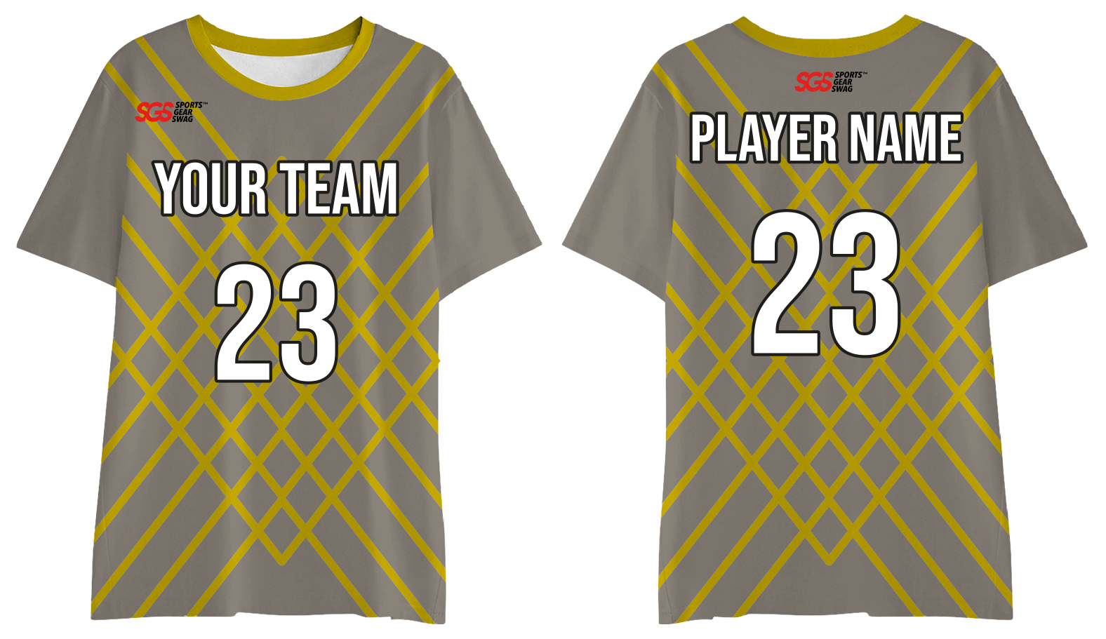 Custom moisture wicking crossed adult youth unisex shirt - Jersey