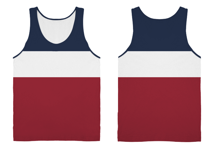 Custom solid stripe everyday adult youth unisex tank top - Tank-top
