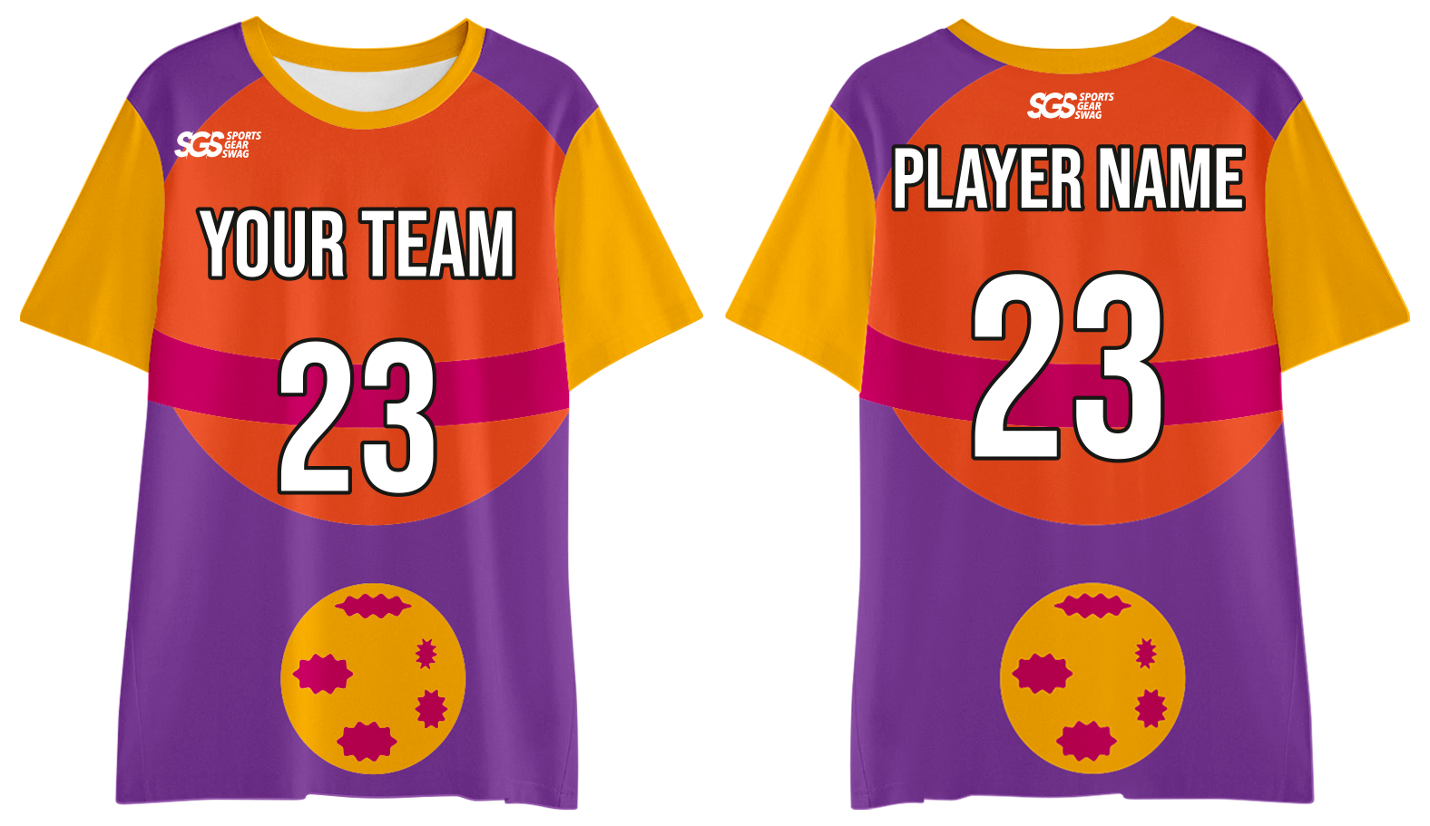 Custom moisture-wicking veined adult youth unisex shirt - Jersey