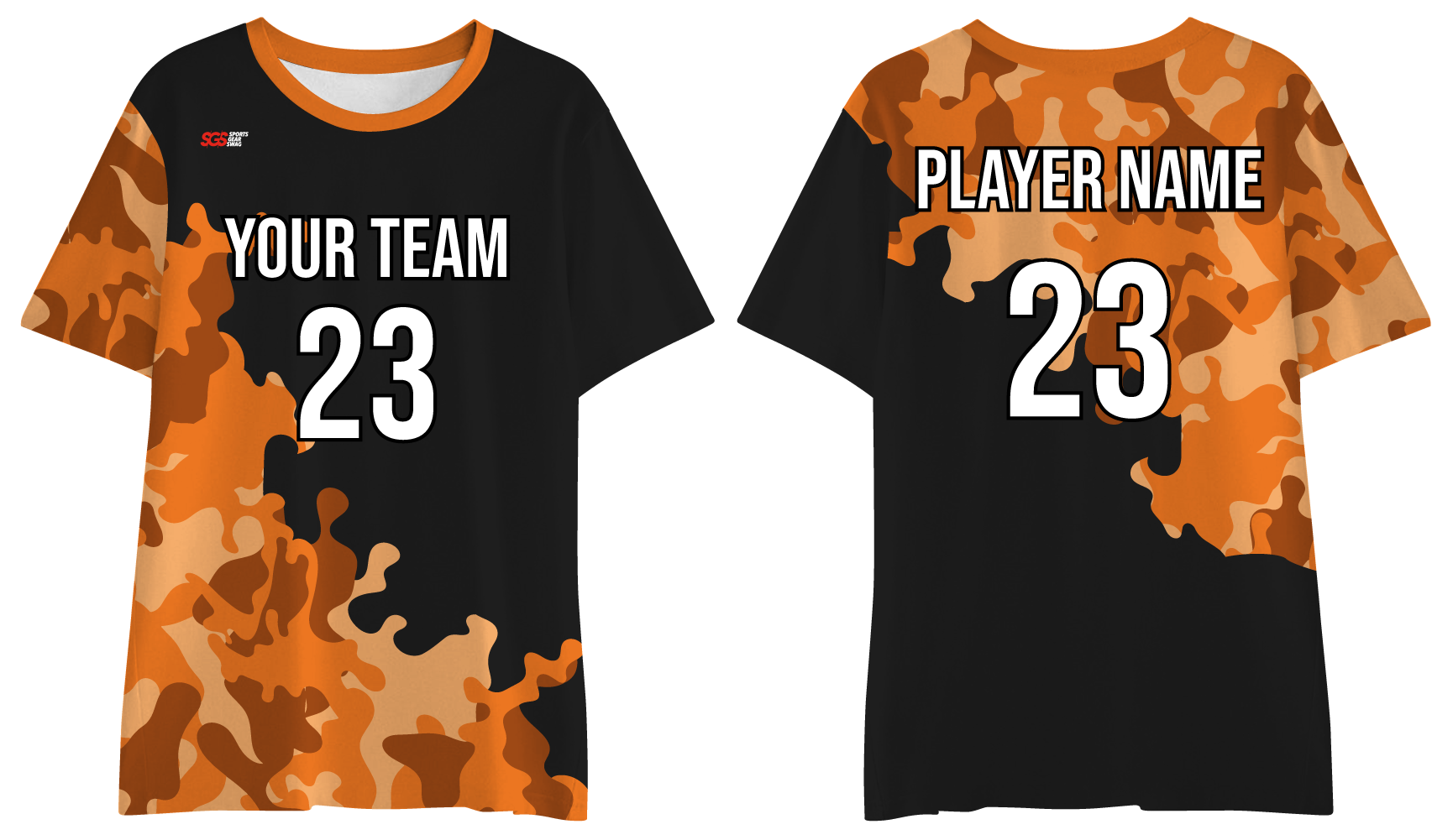 Custom cricket shirt adult youth unisex urban camo - Jersey