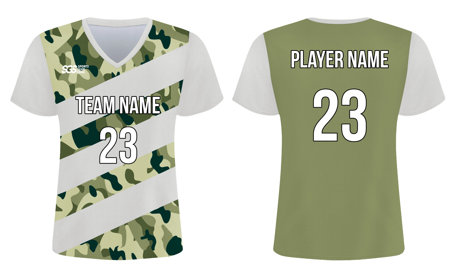 Custom vector camo adult youth soccer jersey - Jersey