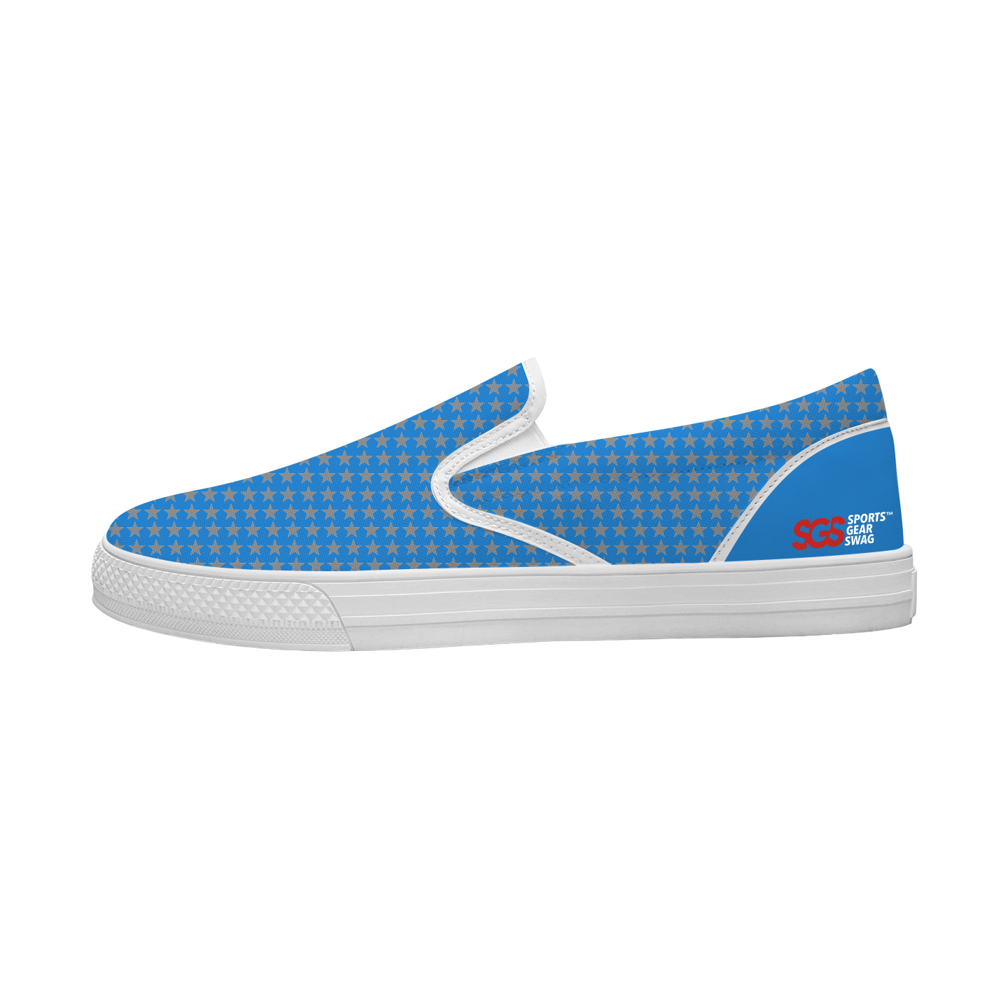 Custom slip on shoes white stellar - Slip-on-shoes