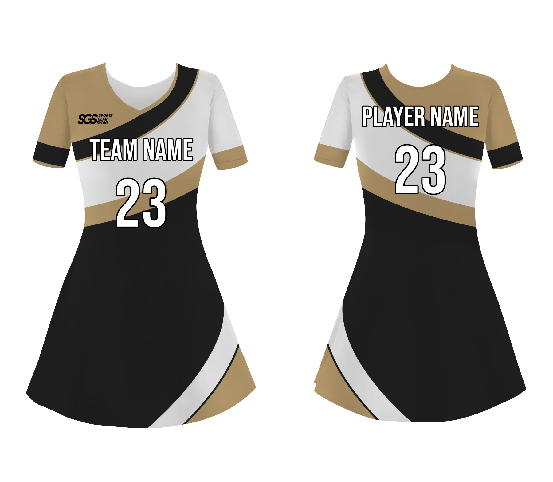 Custom attractive adult youth unisex cheerleading dresses short sleeve jersey - Cheerleading-dress