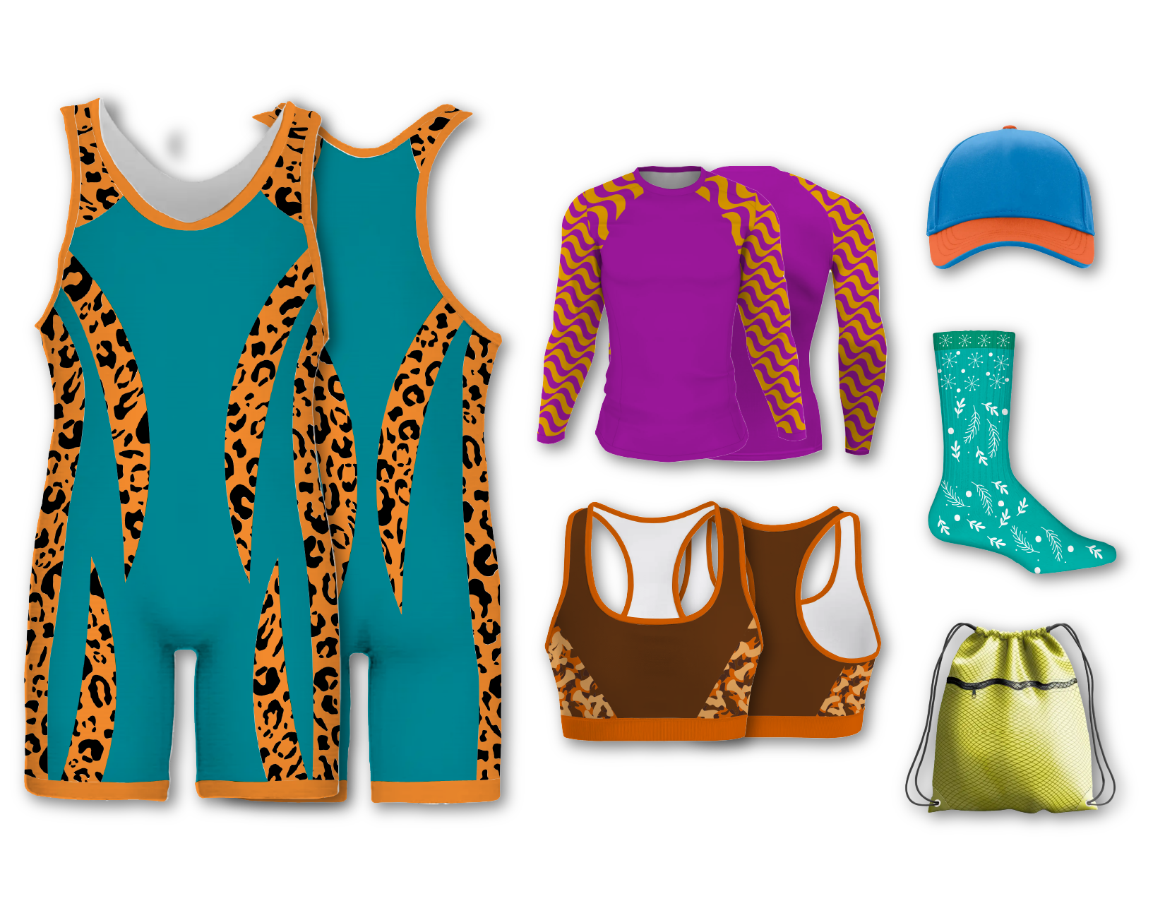 Custom cheetah trail print adult youth unisex powerlifting singlets - Powerlifting-singlets