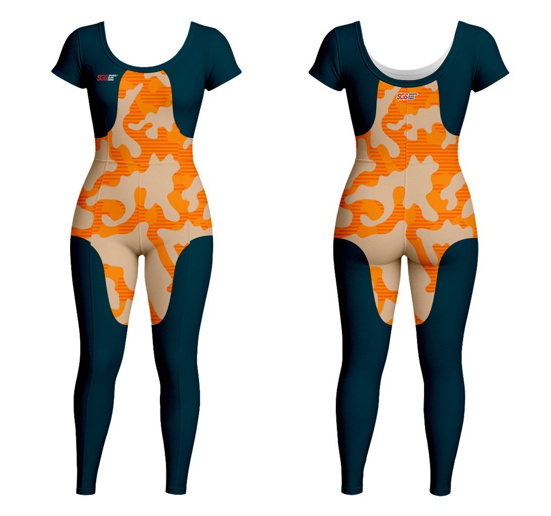 Custom women short  sleeve unitards dance uniform hunter - Dance-bodysuits