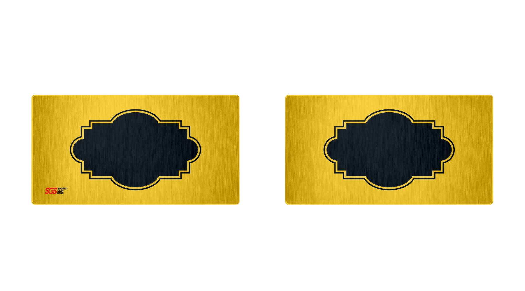 Custom metal business cards brass modern - Business-card