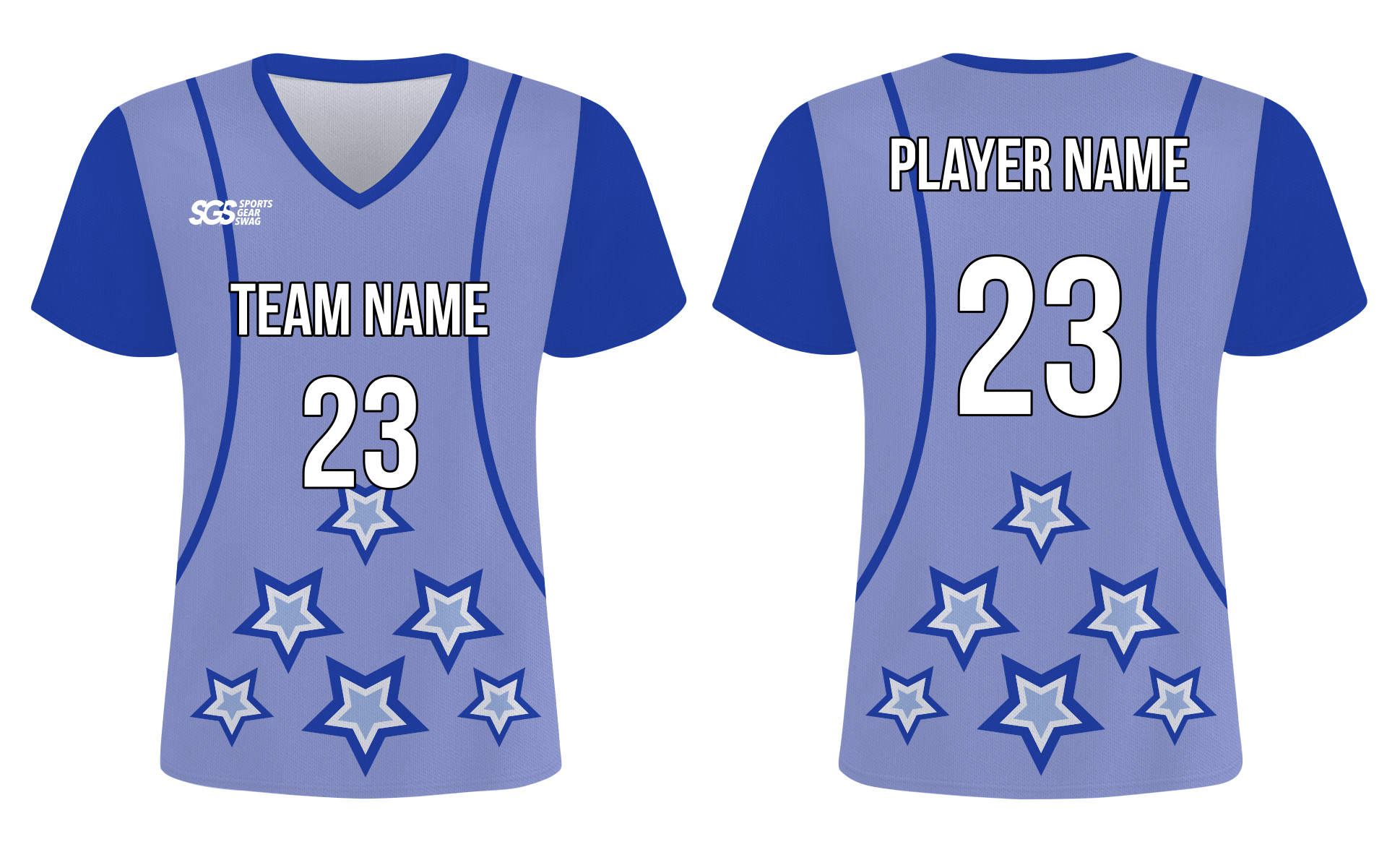 Custom bottom stars adult youth soccer jersey - Jersey