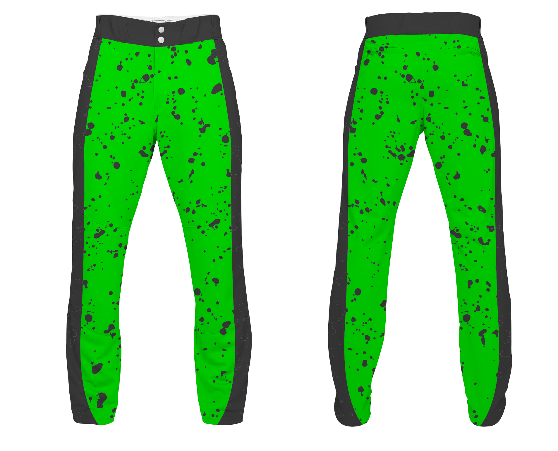 Custom splatter abstract adult youth unisex softball pants - Softball-pants