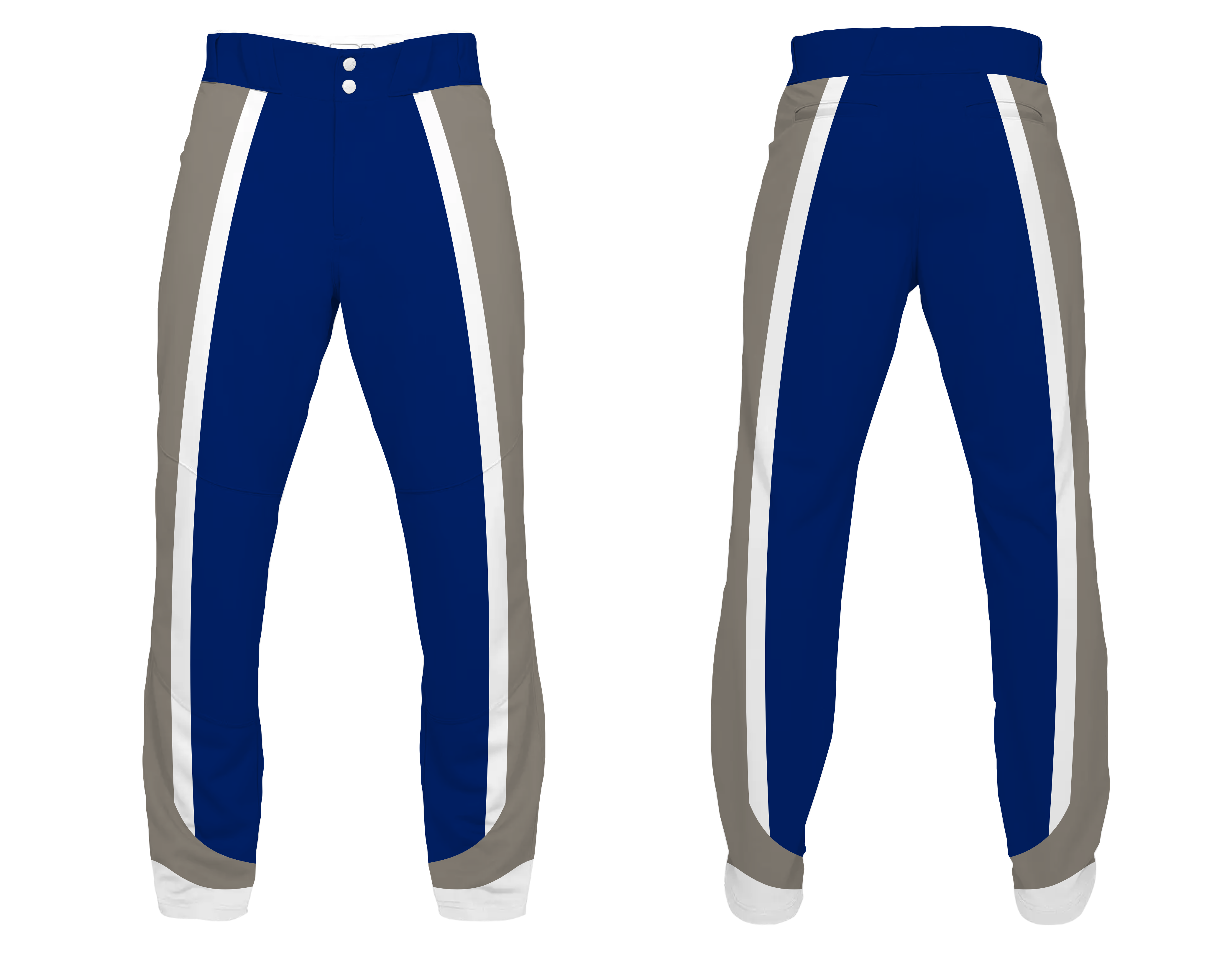 Custom three color  adult youth unisex baseball pants - Baseball-pants