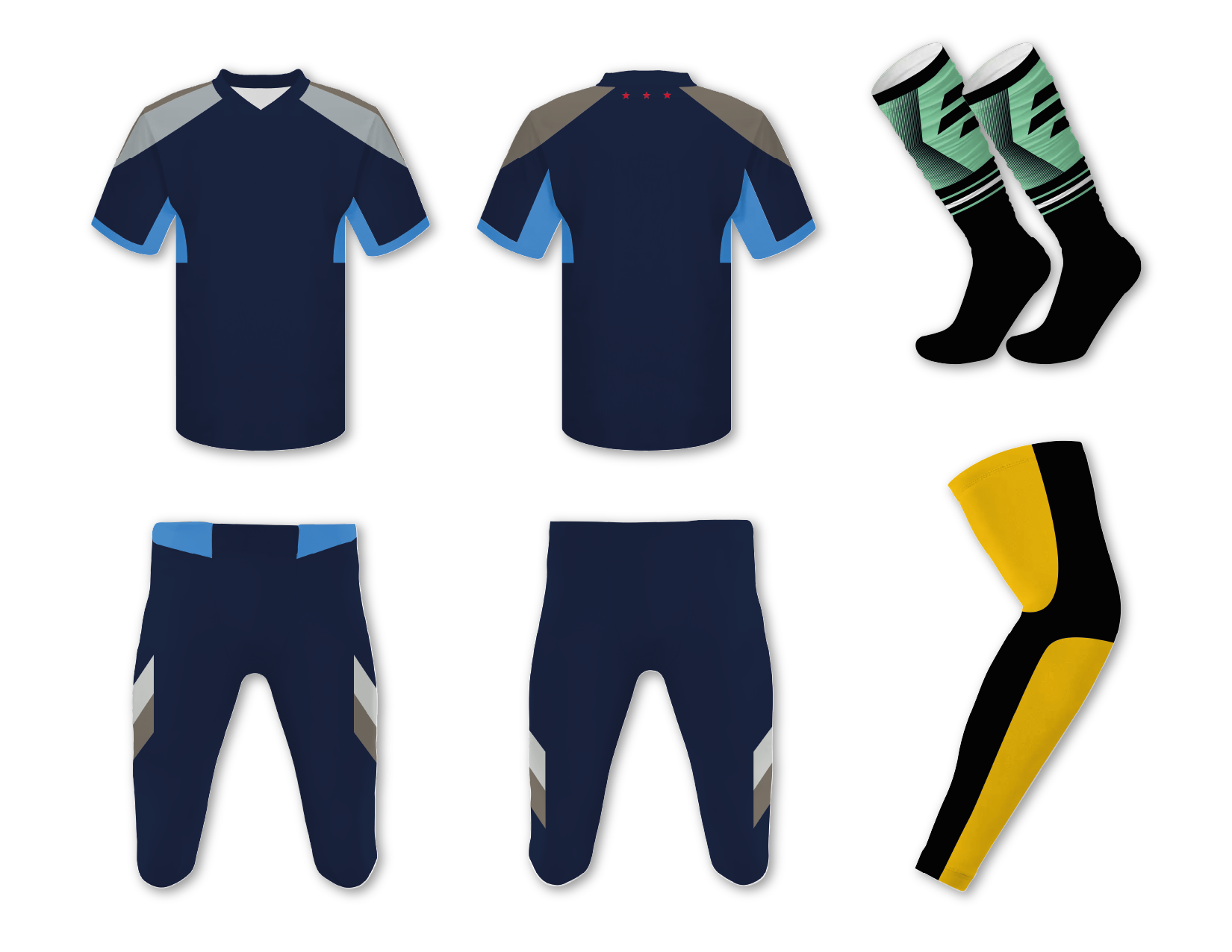 Custom minimalistic  style adult youth unisex football jersey - Jersey