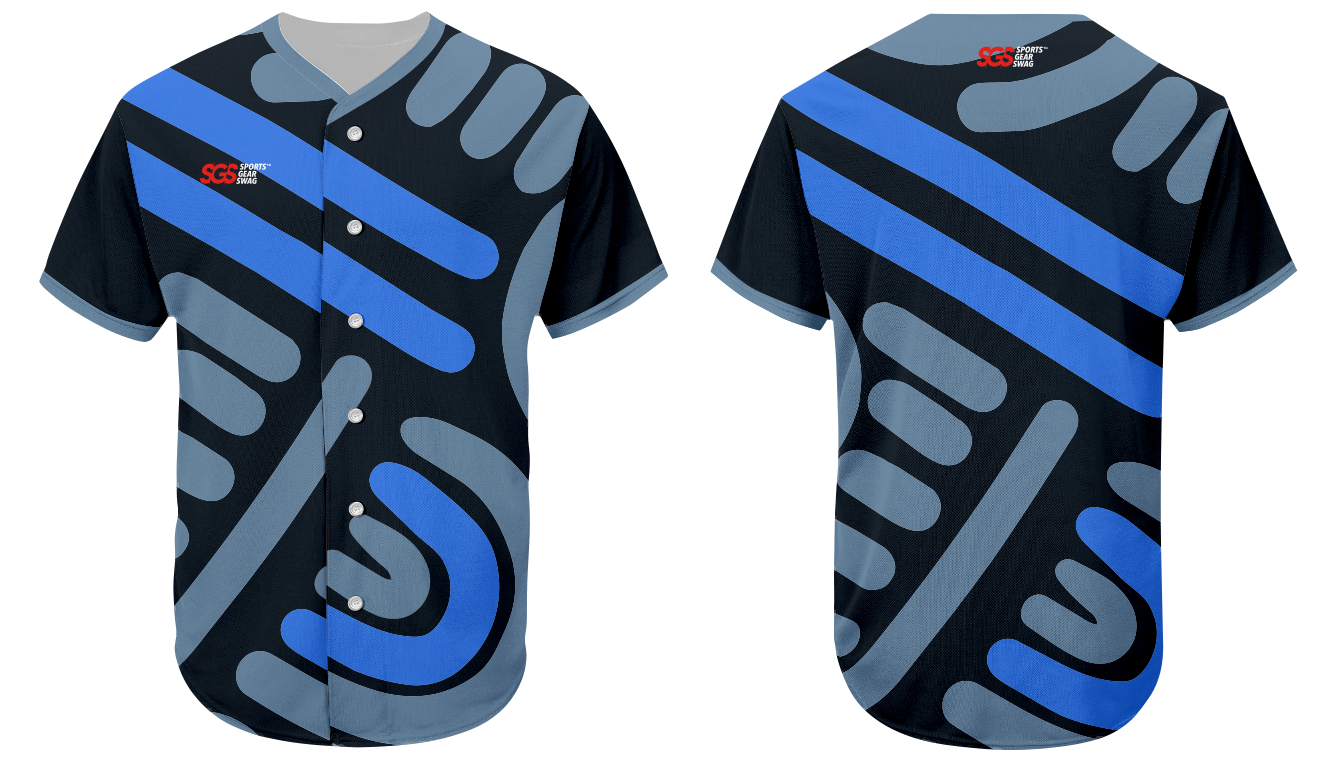 Custom silhouette abstract adult youth unisex baseball jersey - Jersey