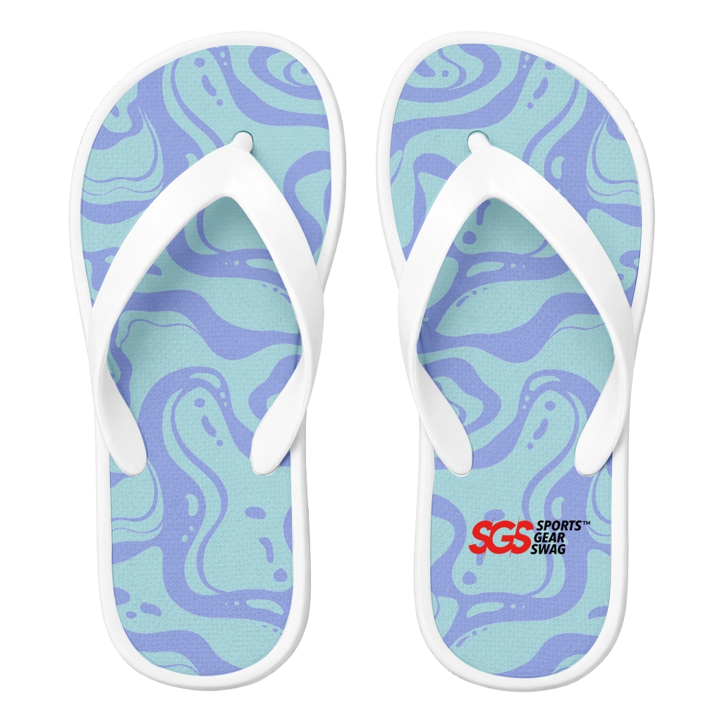 Custom flip flops white stride - Flip-flops