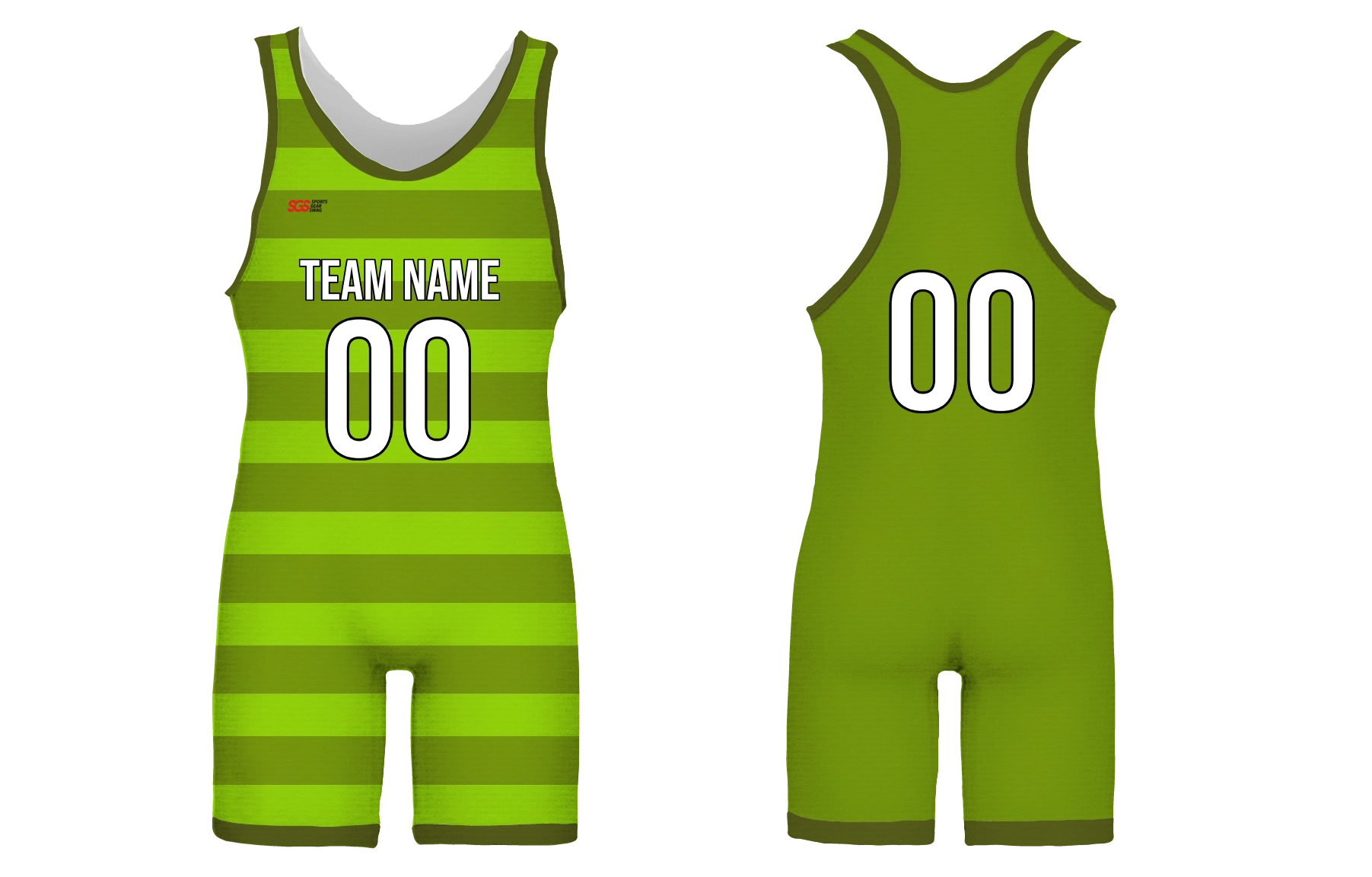 Custom olive stripes adult youth unisex powerlifting singlets - Powerlifting-singlets