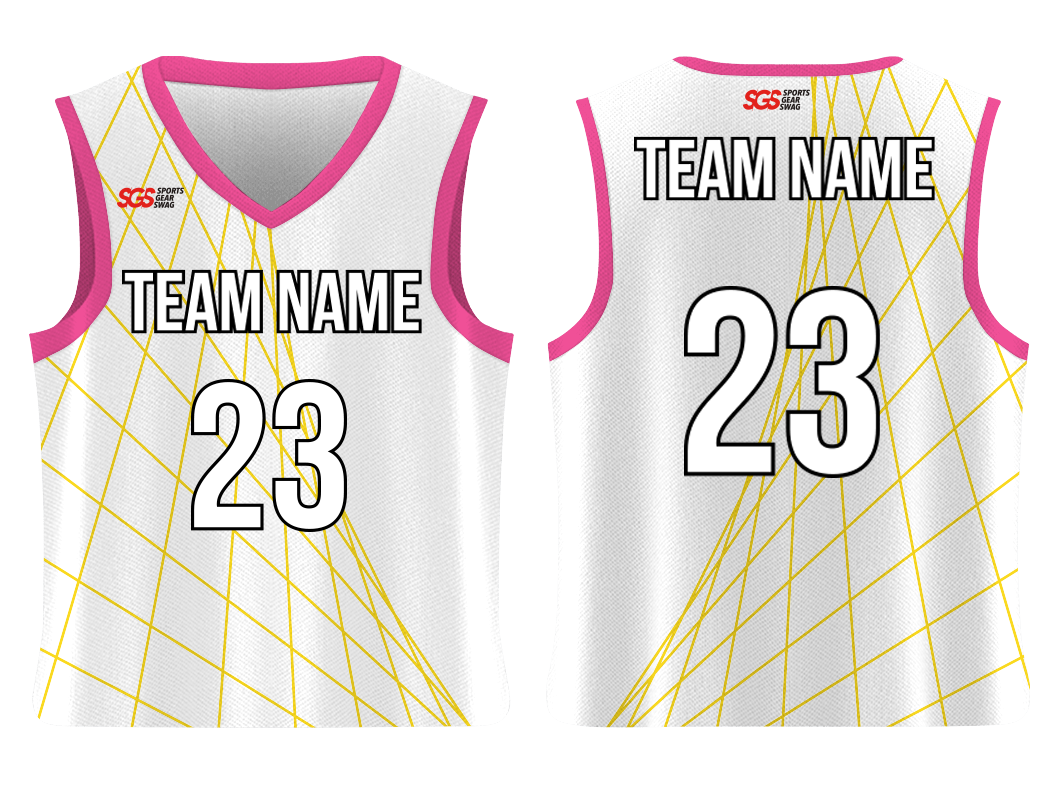 Custom half side lines adult youth unisex basketball jersey - reversible uniform - Jersey
