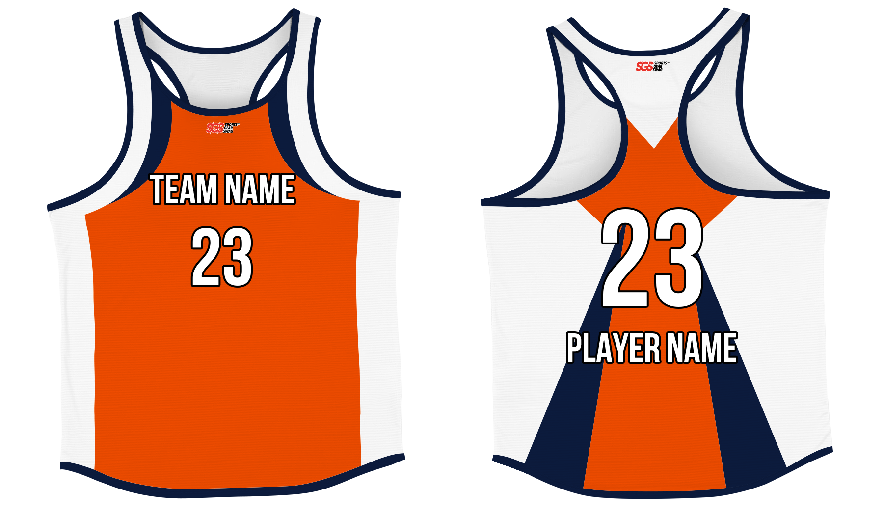 Custom tricolor adult youth unisex track singlets - Track-singlets